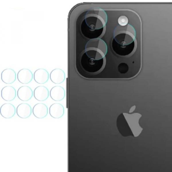 Osłona na aparat 3mk Lens Protection do iPhone 15 Pro Max, 4 zestawy