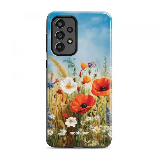 Etui ochronne do Galaxy A33 5G, Mobiwear Elite Pro, łąkowe kwiaty