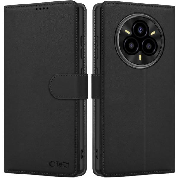 Etui Tech-Protect Wallet do Realme 14 Pro Plus 5G, czarne