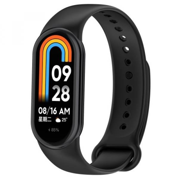 Pasek Bizon Strap Watch Dots do Xiaomi Mi Smart Band 8, czarny