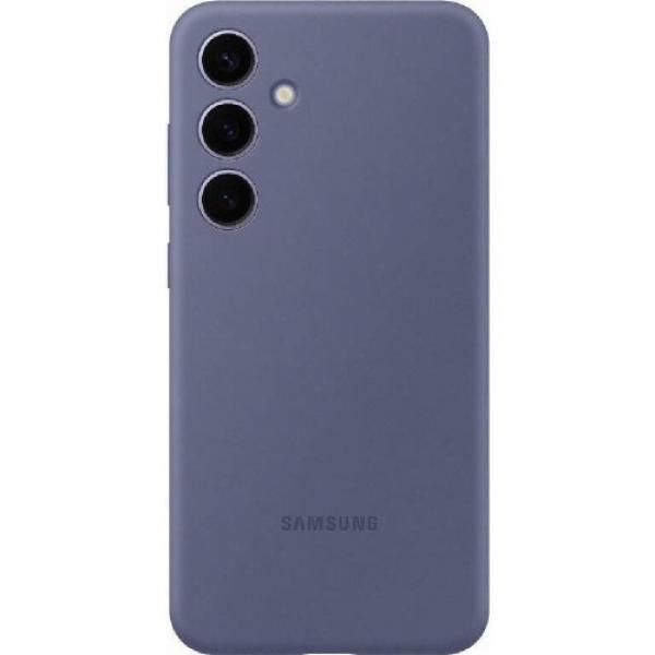 Etui Samsung Silicone Cover do Galaxy S24 Plus, liliowe