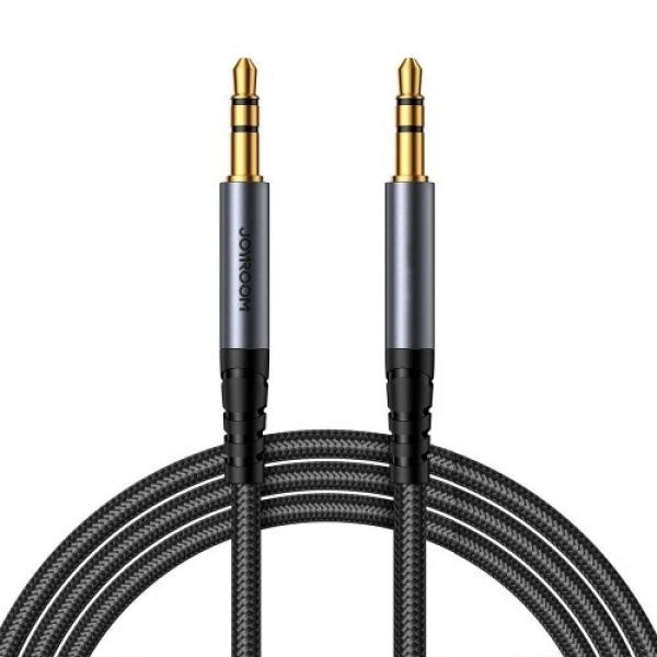 Kabel audio Joyroom SY-A08, AUX 3,5mm mini jack (2x męski) 1,2m, czarny