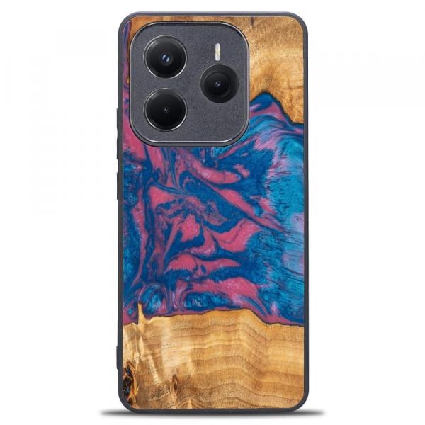 Drewniane etui do Xiaomi Redmi Note 14 5G, Bewood Unique Neons Vegas