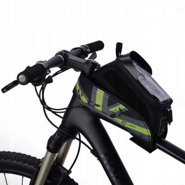 Sakwa rowerowa na ramę Rockbros 021-1G, zielona