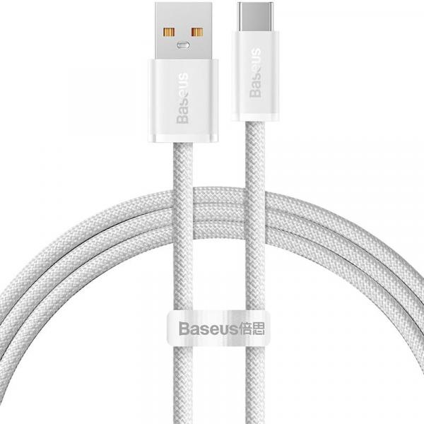 OUTLET: Kabel Baseus Dynamic Series 100W USB-A do USB-C 1m, biały