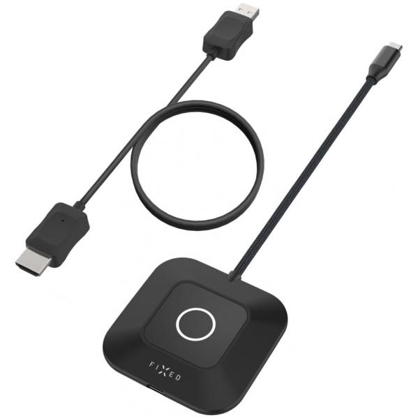 Bezprzewodowy transmiter / nadajnik HDMI Fixed AirLink, 100 W, PD 3.0, czarny