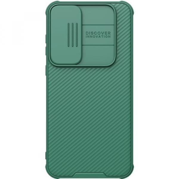 Etui Nillkin CamShield Pro do Galaxy A55 5G, ciemnozielone