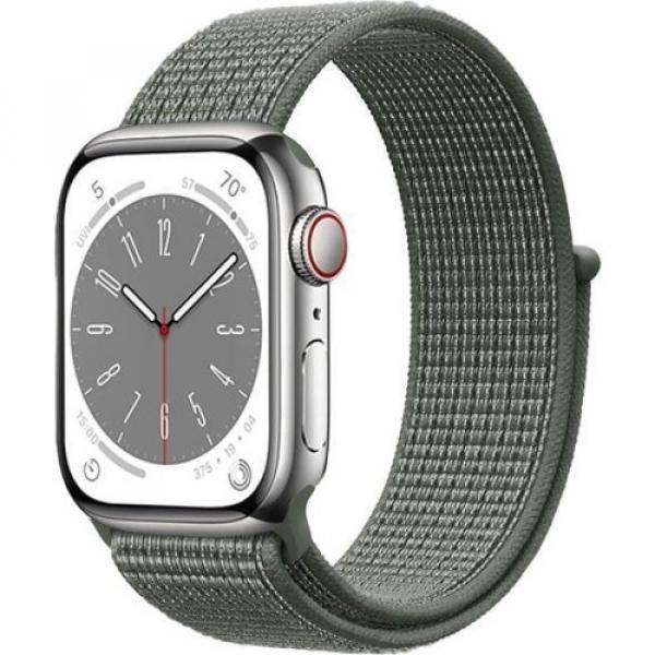 Pasek Crong Nylon do Apple Watch 49/45/44 mm, zielone