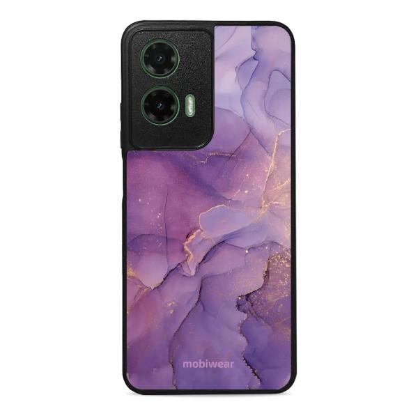 Etui ochronne do Motorola Moto G35 5G, Mobiwear Glossy Case, fioletowe