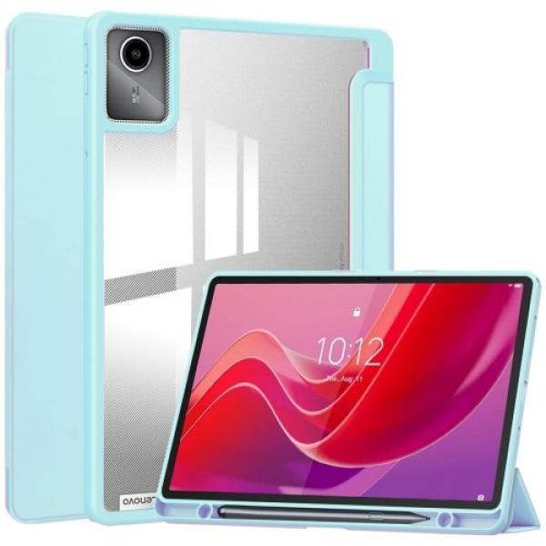 Etui Bizon Case Tab Clear Matt do Lenovo Tab M11 1 gen., błękitne