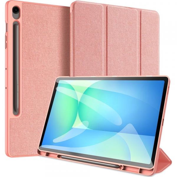 Etui z klapką Dux Ducis Domo do Galaxy Tab S10 FE Plus, różowe