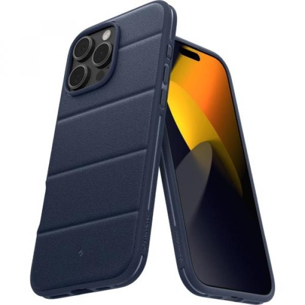 Etui Spigen Caseology Athlex Mag do MagSafe do iPhone 16 Pro, granatowe