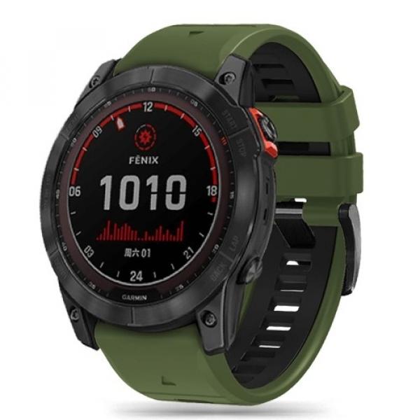 OUTLET: Pasek Tech-Protect Iconband Pro, QuickFit 22mm do Garmin Fenix 8 (47 mm) / E / 7 Pro / 7 / 6 Pro / 6, zielony