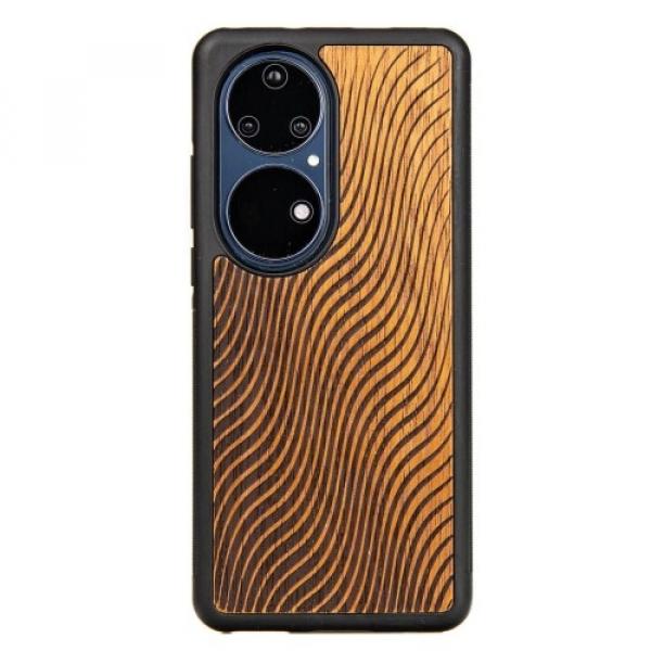 Drewniane etui do Huawei P50 Pro, Bewood Fale Merbau