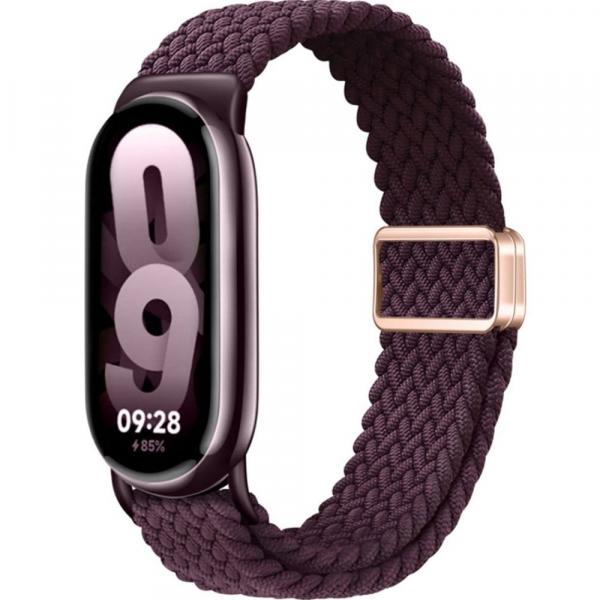 Pasek Tech-Protect Nylonmag do Xiaomi Smart Band 9 / 9 NFC / 8, ciemnofioletowy