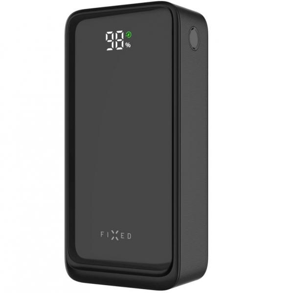 Powerbank Fixed Zen2 30, 20W 30000mAh USB-C PD, 2x USB-A z wyświetlaczem LCD, czarny