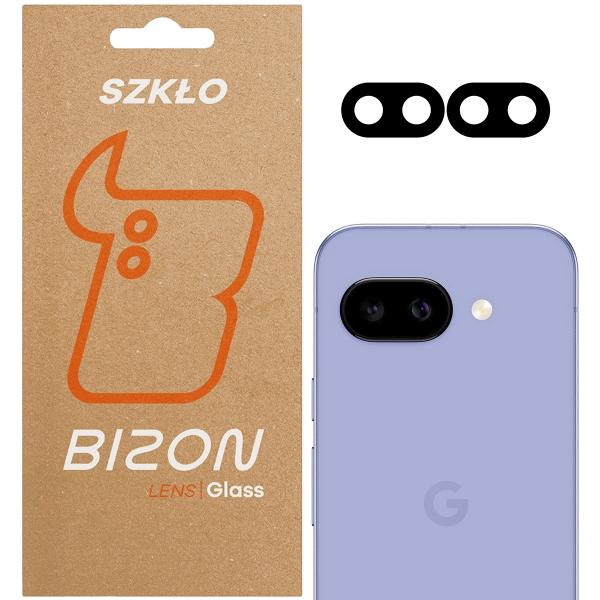Szkło na aparat Bizon Glass Silk Lens do Google Pixel 9a, 2 sztuki