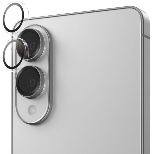 Szkło hartowane na aparat z aplikatorem PanzerGlass Hoops do Galaxy S25 Edge, przezroczyste