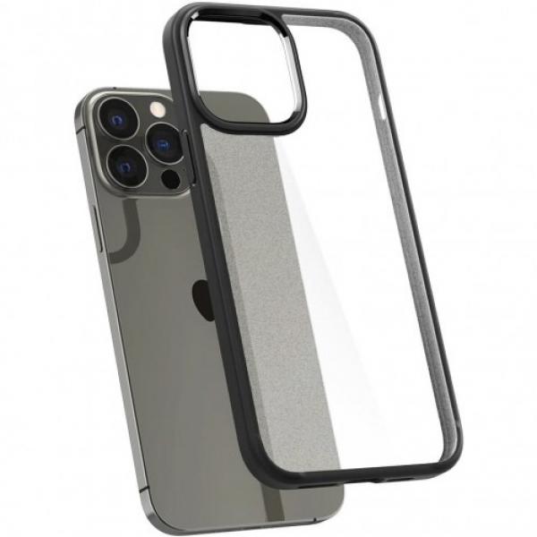 Etui Spigen Ultra Hybrid do iPhone 14 Pro, przezroczysto-matowe / czarne