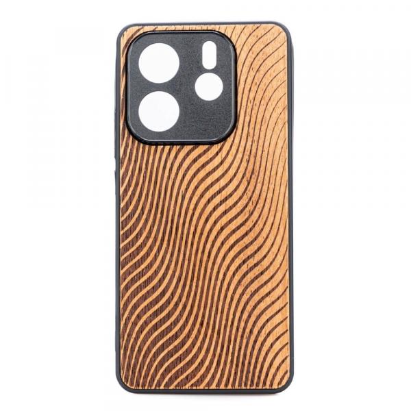 Drewniane etui do Xiaomi Redmi Note 14 5G, Bewood Fale Merbau