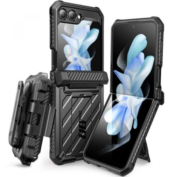 Etui pancerne Supcase UB Pro BackSP do Galaxy Z Flip5, czarne