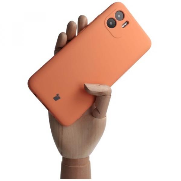 Etui Bizon Case Silicone do Xiaomi Redmi A1, pomarańczowe