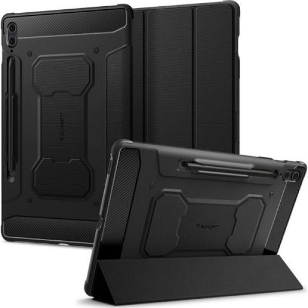 Etui Spigen Rugged Armor Pro do Galaxy Tab S10 Plus / S9 FE Plus / S9 Plus, czarne