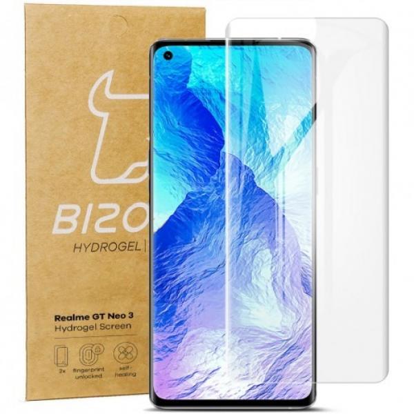 Folia hydrożelowa na ekran Bizon Glass Hydrogel, Realme GT Neo 3, 2 sztuki