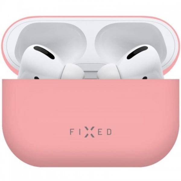 Etui Fixed Silky do Apple AirPods Pro 2, różowy