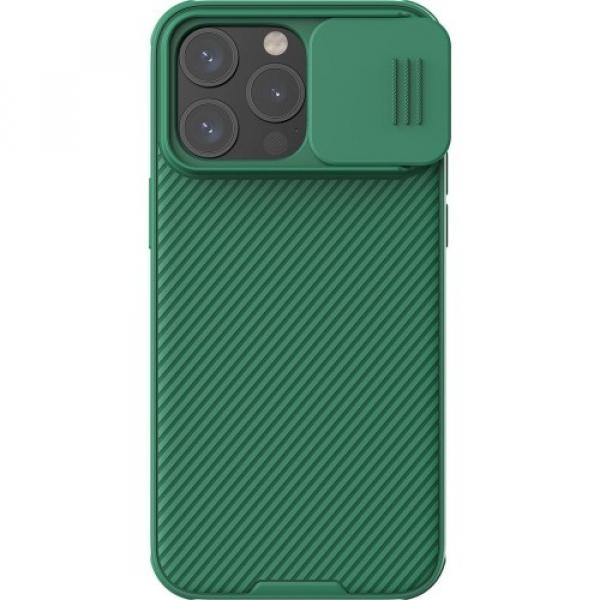 Etui Nillkin CamShield Pro do iPhone 15 Pro, zielone