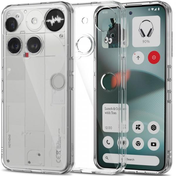 Etui Tech-Protect Flexair Hybrid do Nothing Phone 3, przezroczyste