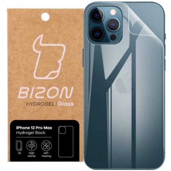 Folia hydrożelowa na tył Bizon Glass Hydrogel, iPhone 12 Pro Max, 2 sztuki