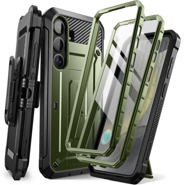 Etui pancerne Supcase UB Pro SP+noSP do Galaxy S25, zielone