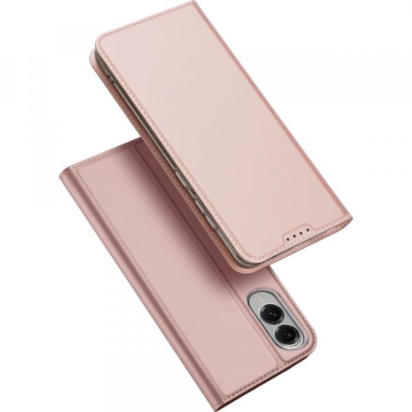 Etui z klapką Dux Ducis Skin Pro do Galaxy S25 Edge, różowa