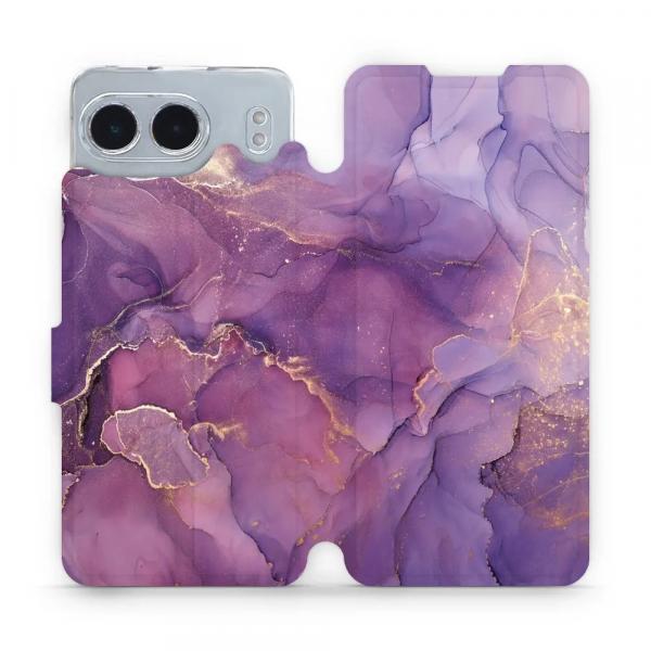 Etui z klapką do OnePlus Nord 4, Mobiwear Book, fioletowe