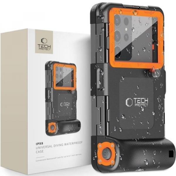 Etui wodoodporne Tech-Protect IPX8 Universal Diving Waterproof Case do telefonu 4,7-6,7\