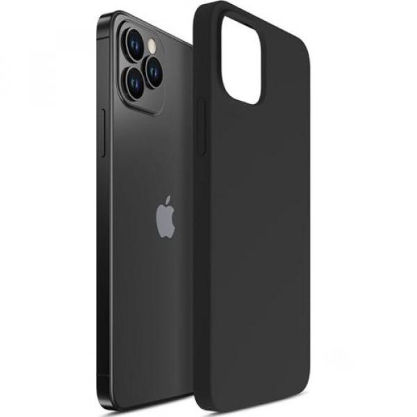 Etui 3mk Silicone Case do iPhone 12 Pro Max, czarne