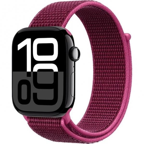 Pasek Crong Nylon do Apple Watch 42/41/40/38 mm, burgundowy