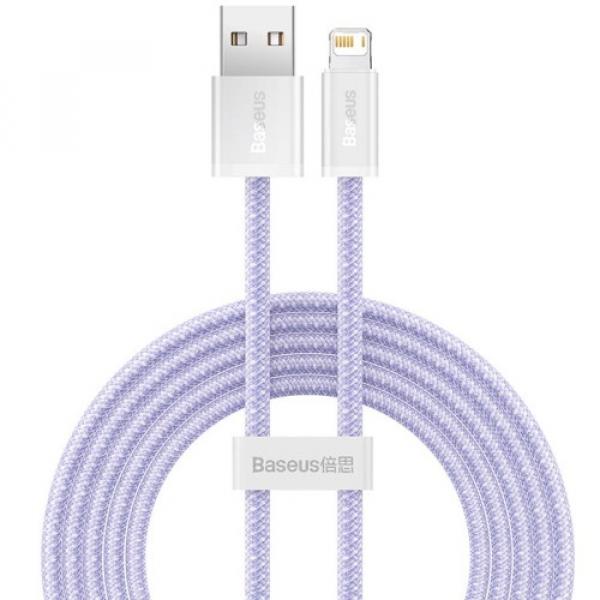 OUTLET: Kabel Dynamic Series Baseus USB-A do Lightning 2.4A 2m, fioletowy