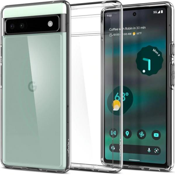 Etui Spigen Ultra Hybrid Pixel 6A, przezroczyste