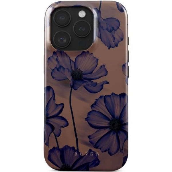 Etui Burga Velvet Night Tough Magnetic do iPhone 16 Pro Max, brązowo-granatowe