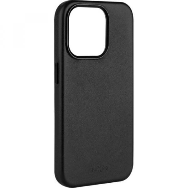 Etui Fixed MagLeather do iPhone 15 Pro Max, czarne