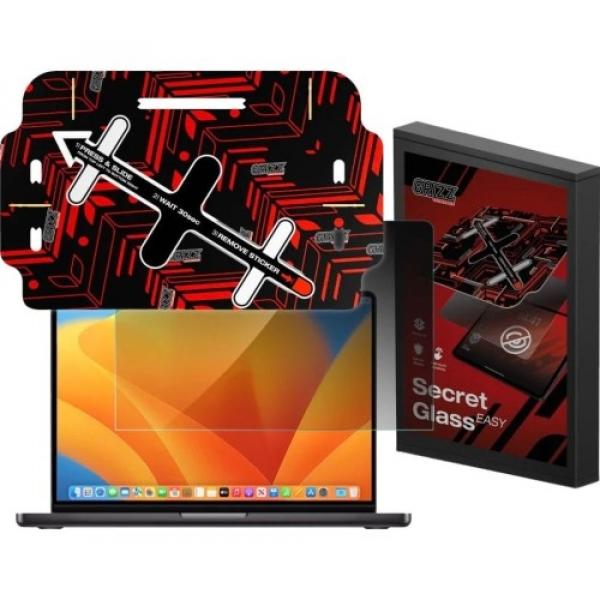 OUTLET: Szkło prywatyzujące na ekran Grizz SecretGlass Easy do MacBook Pro 14\