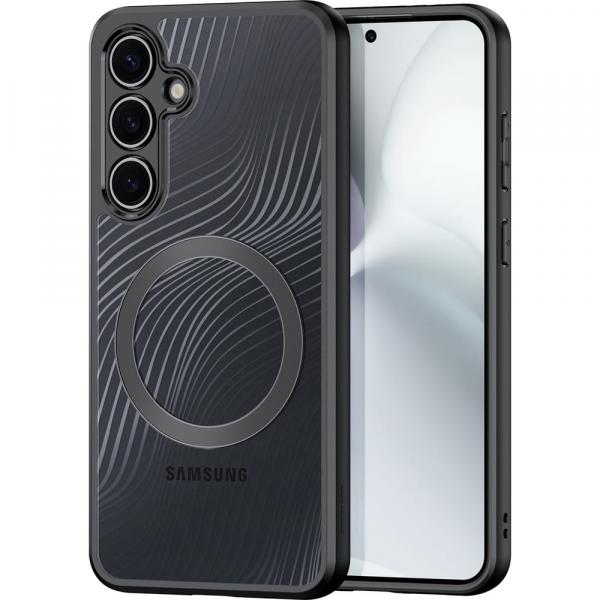 Etui Dux Ducis Aimo Mag do Galaxy S24 FE, czarno-przezroczyste