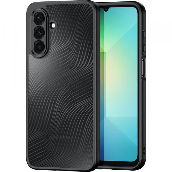 Etui Dux Ducis AIMO do Samsung Galaxy A26 5G, przezroczyste z czarną ramką