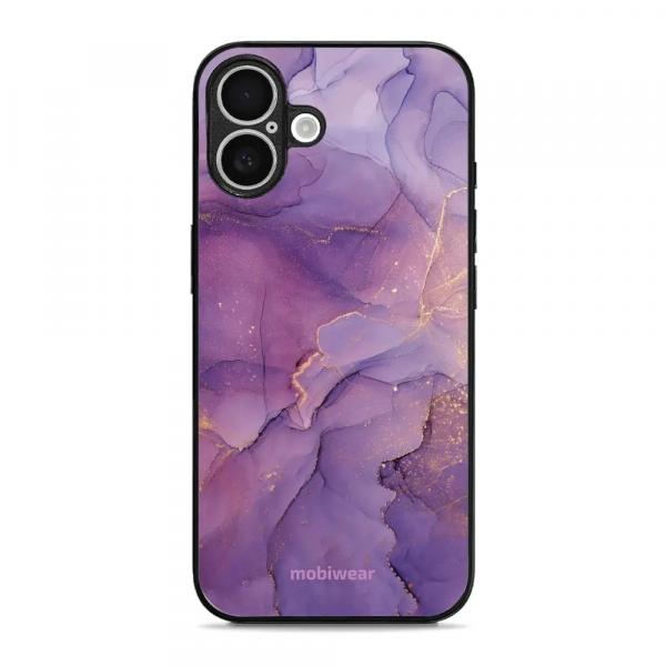 Etui ochronne do iPhone 16 Plus, Mobiwear Glossy Case, fioletowe