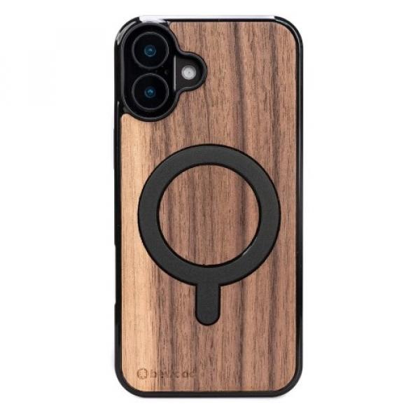 Drewniane etui do iPhone 16 Plus, Bewood Orzech Amerykański MagSafe