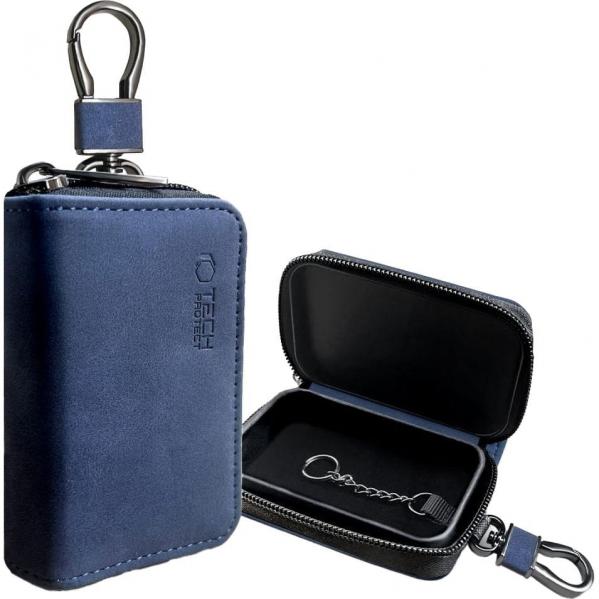 Etui Klatka Faradaya Tech-Protect KLR300 Pouch Keyless RFID Signal Blocker Case, granatowe