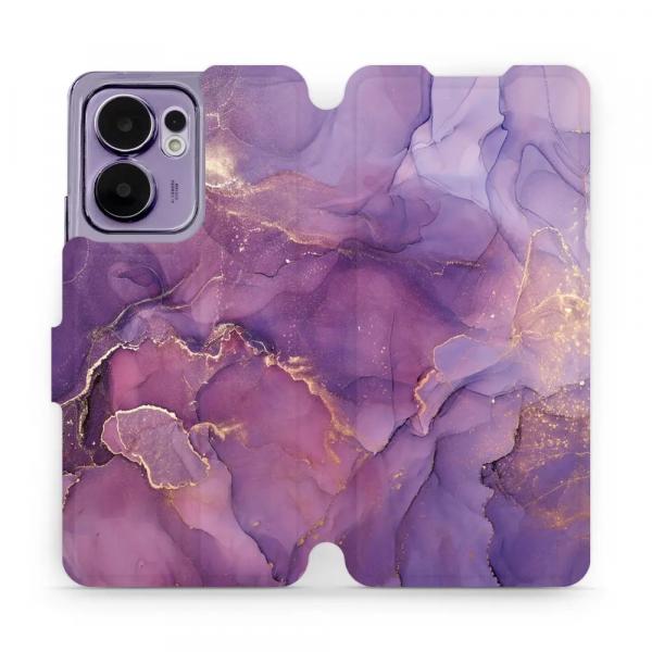 Etui z klapką do Oppo Reno13 F, Mobiwear Book, fioletowe