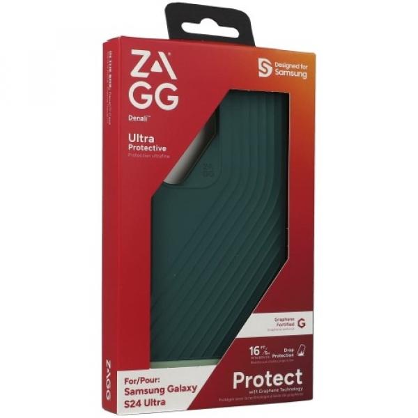 Etui Zagg Denali do Galaxy S24 Ultra, zielone